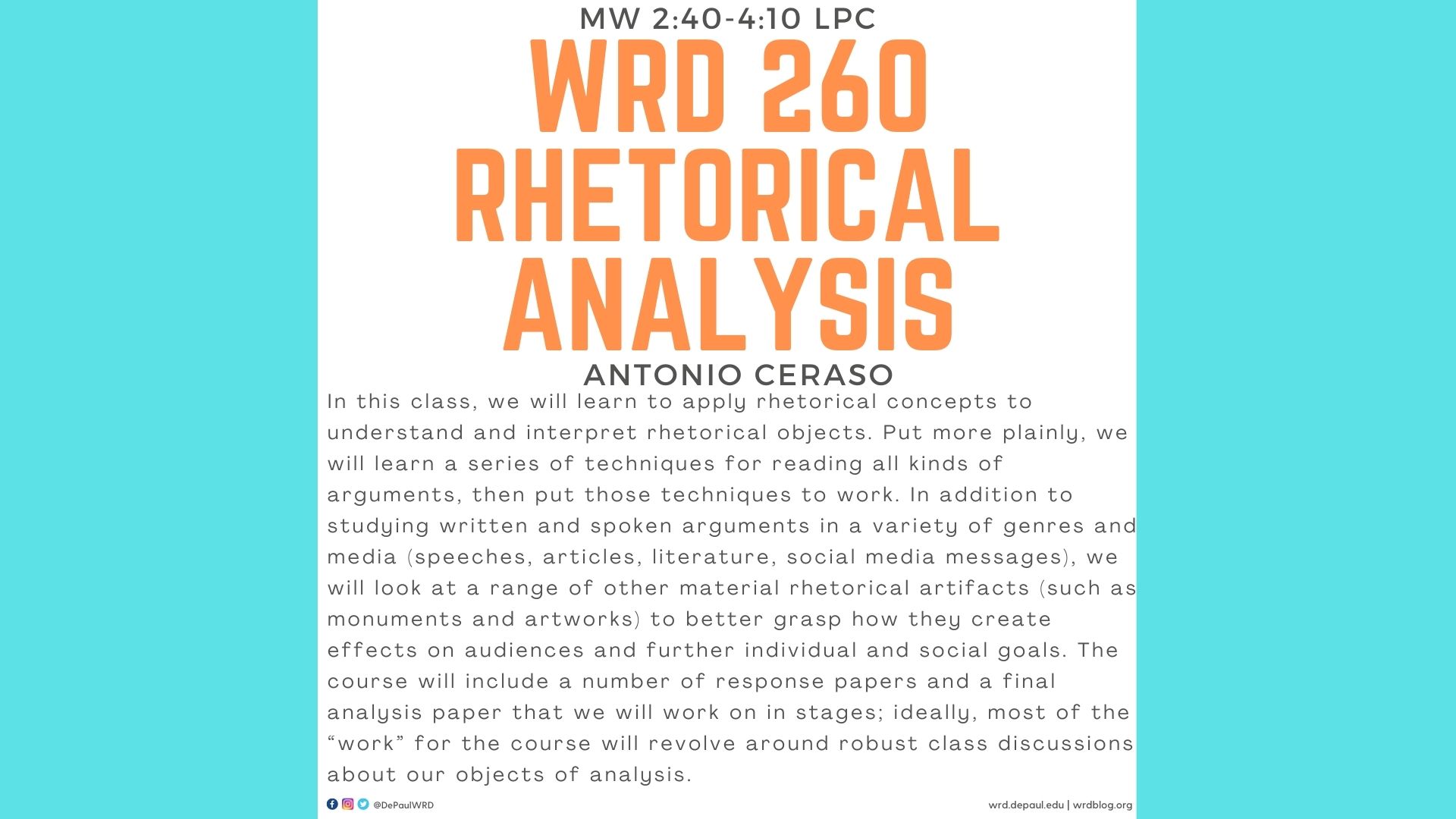 WRD 260 Rhetorical Analysis